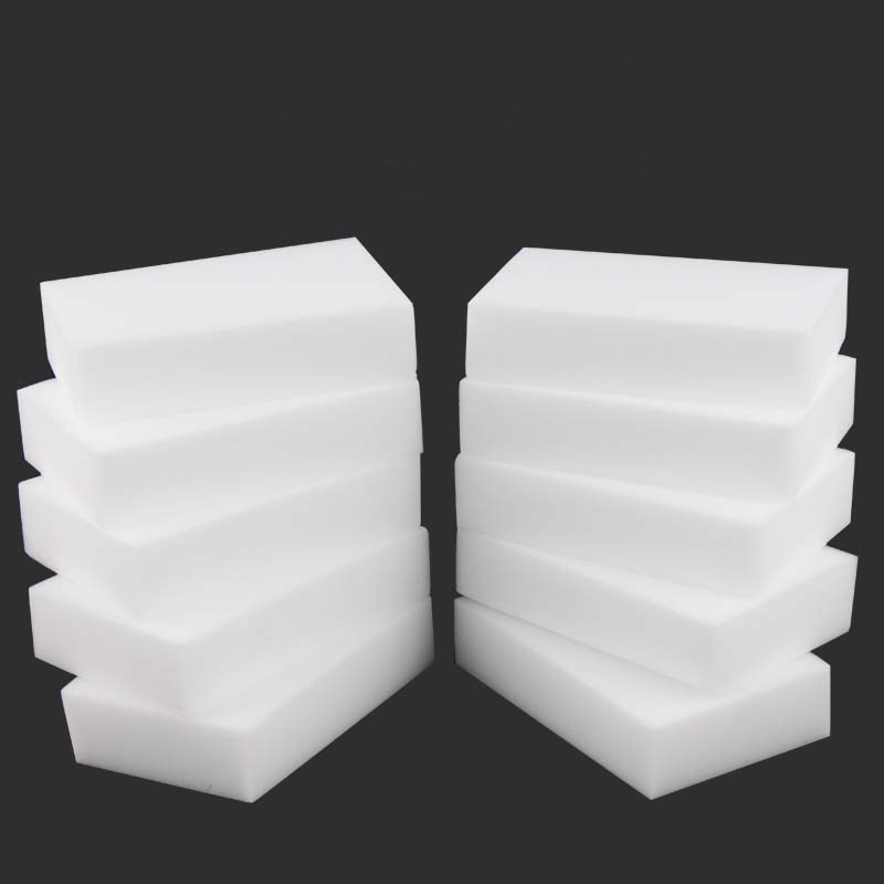 10 / 50 / 100 Chiếc Trắng Magic Bọt Biển Tẩy Làm Sạch Melamine Đa Năng Bọt Bụi Trắng Nhà Bếp Miếng Lót Melamine Giặt 100 * 60 * 20mm