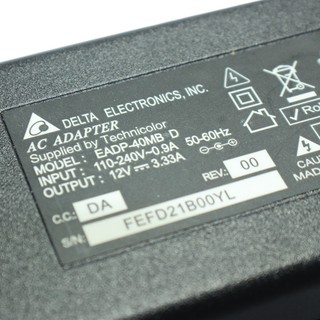 Bộ Sạc AC Cho DELTA EADP-40MB D ADP-40DD B 12V 3.33A 40W LITEON PA-1041-71 ISO KPA-040F DELL S2240LC Màn Hình Nguồn Điện