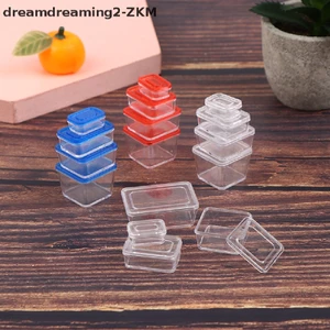 4 Hộp Giữ Tươi 1 / 12 Nhà Búp Bê Hộp Cơm Trưa Mô Hình Bộ Đồ Ăn Nhà Bếp [zkm]