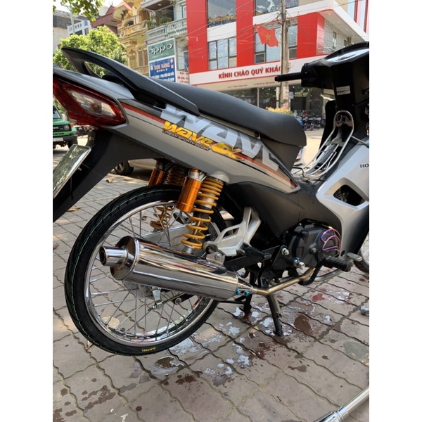 Bô RSX 1.1 chế cổ vếch lắp zin cho WAVE 50/100 và WAVE 110