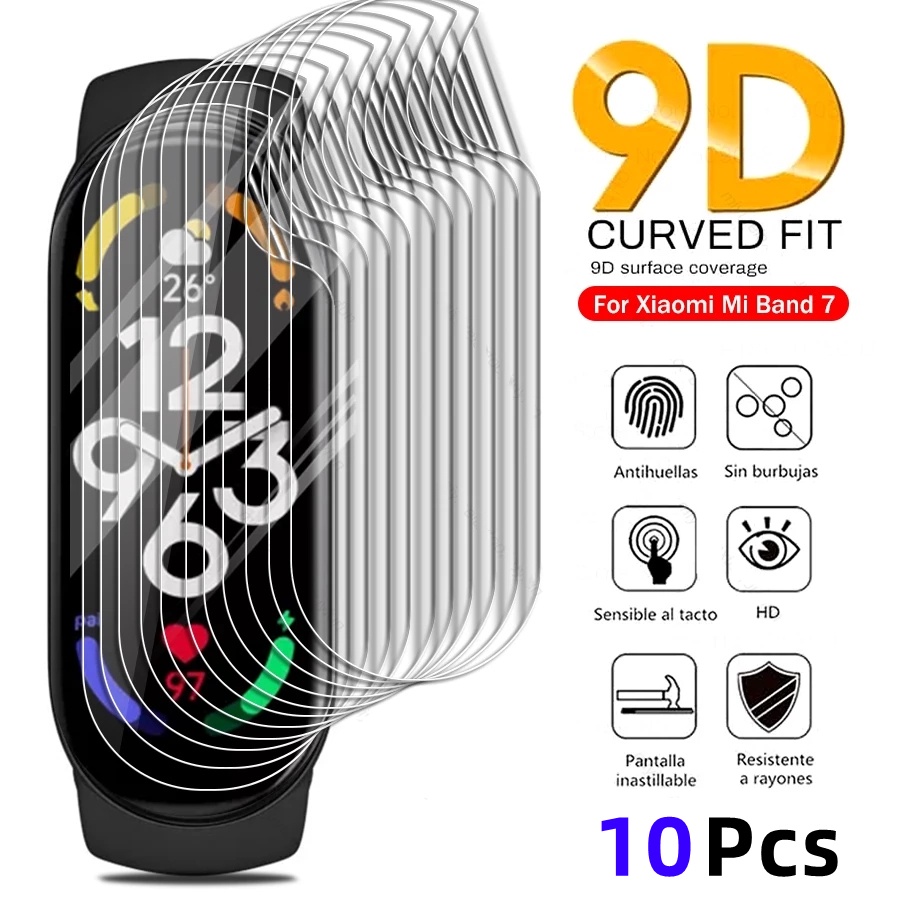 Dành Cho Xiaomi Mi Band 10 9 8 7 Hydrogel Phim Bảo Vệ Màn Hình, Mi Band7 Miband7 Smartwatch Phụ Kiện