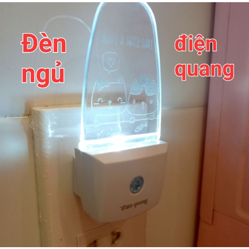 Đèn ngủ cảm biến LED ĐQ LNL10 - cảm biến quang - nhiều màu để lựa chọn - hàng chính hãng Điện Quang bảo hành 1 năm