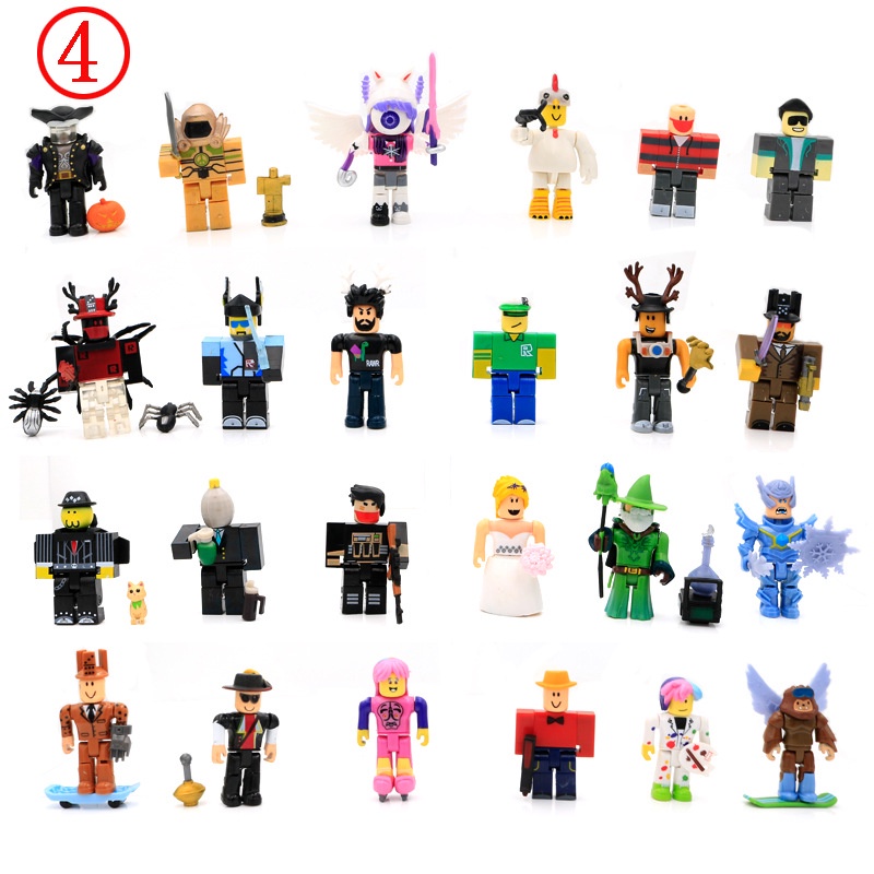 Roblox 24 Trò Chơi Đa Dạng Bộ Sưu Tập Nhân Vật Hành Động Vui Vẻ Cho Trẻ Em Quà Tặng