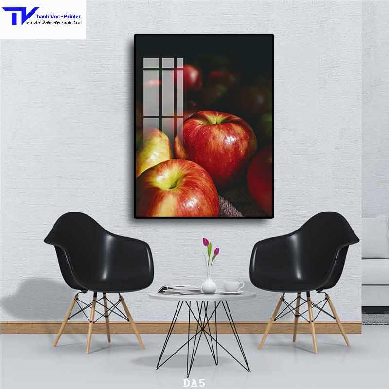 Tranh Treo Tường Trang Trí Phòng Ăn , Tranh Tráng Gương D40x60cm D50x75cm D60x90cm D70x110m