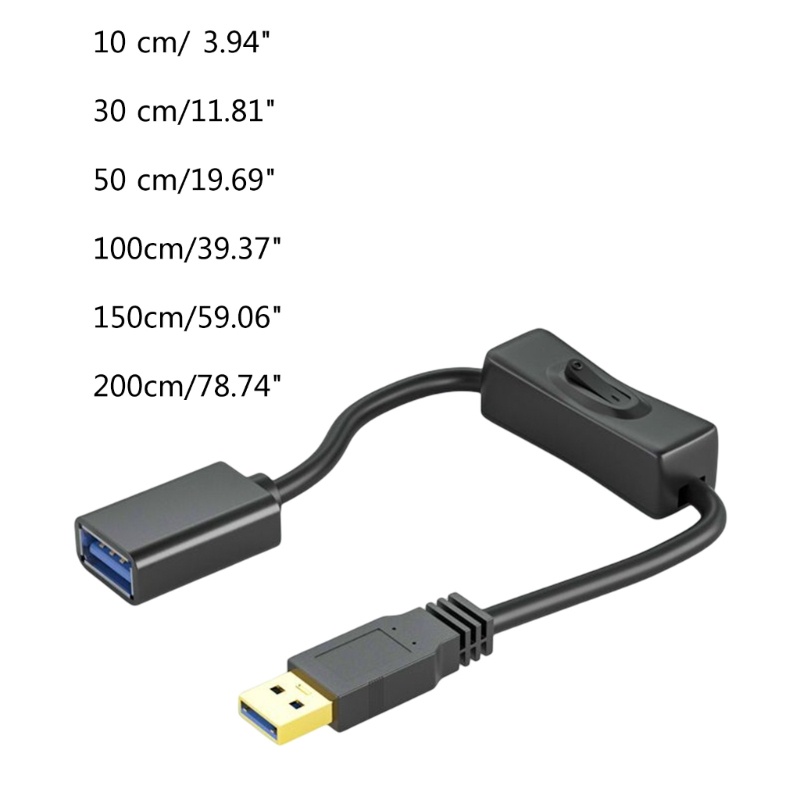 Dây cáp nối dài Star USB 3 0 có công tắc Hỗ trợ truyền dữ liệu và nguồn điện