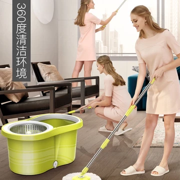 Cây lau nhà vệ sinh sàn nhà bộ cây lau sàn tự vắt xoay 360 độ/Cây lau nhà cây lau nhà xoay để lắc Cây lau nhà hút nước