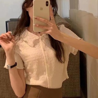 Áo Sơ Mi Nữ Ngắn Tay Cổ polo Phong Cách Hàn Quốc baju baju wanita Lenan panjang