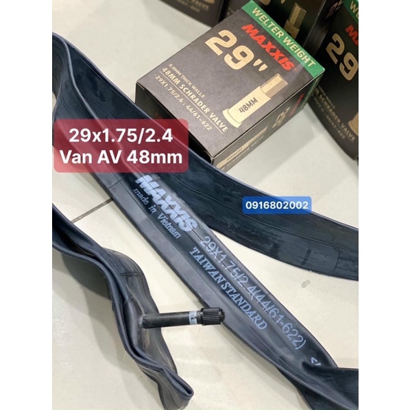 Ruột / Săm Xe Đạp MAXXIS 29x1.75/2.4 Van Xe Đạp & Van Honda