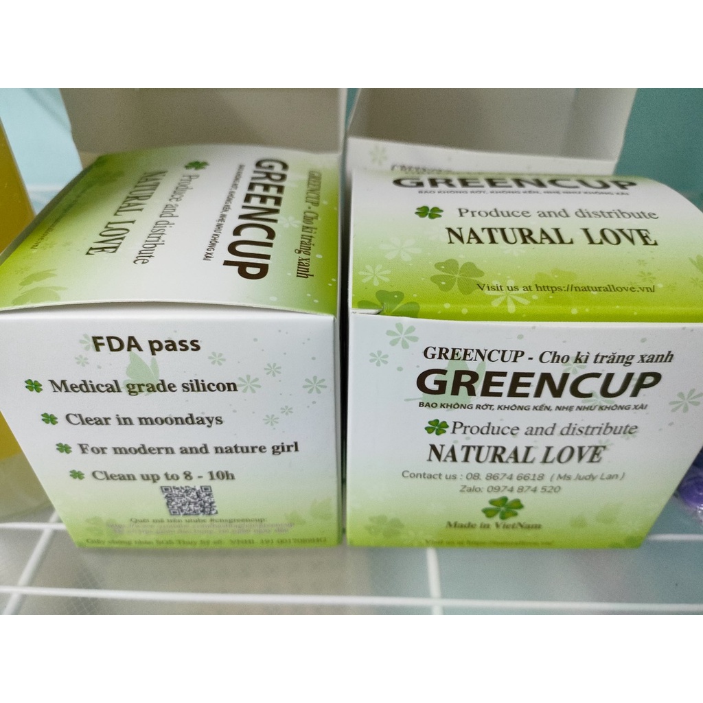 BAO KHÔNG RỚT , RÚT KO KẾN Cốc nguyệt san Greencup đạt chuẩn FDA Hoa Kỳ, menstrual cup easy fit