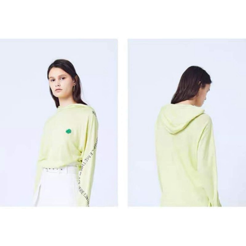 Áo hoodie linen Basic H0USE xuất Hàn