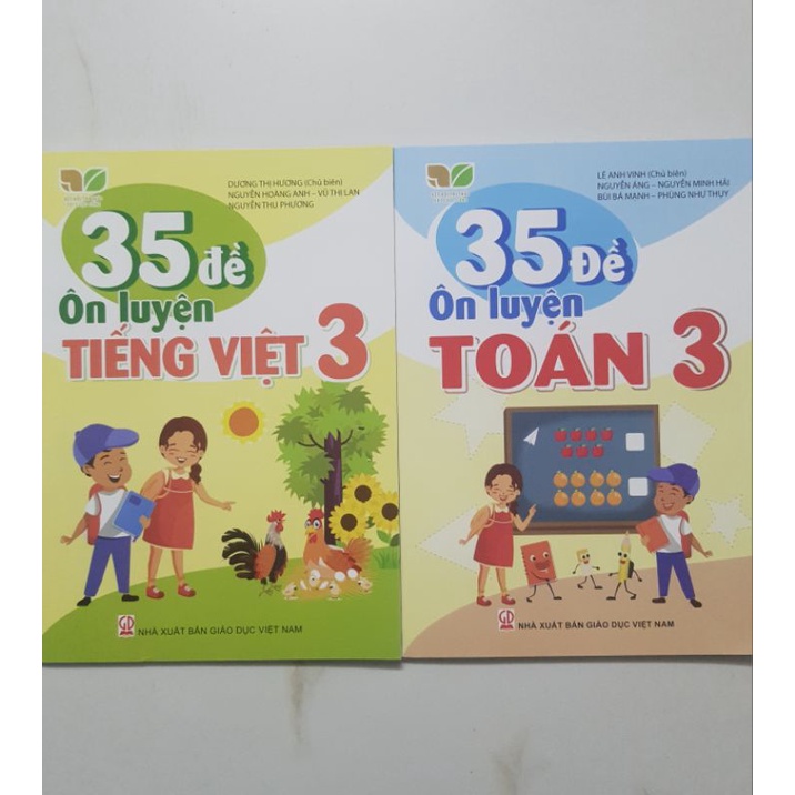 Sách - Combo 35 Đề ôn luyện Toán - Tiếng Việt lớp 3