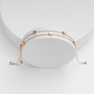 Lắc chân nữ LAMY Five Pointed Star Anklet Rose Gold 9006
