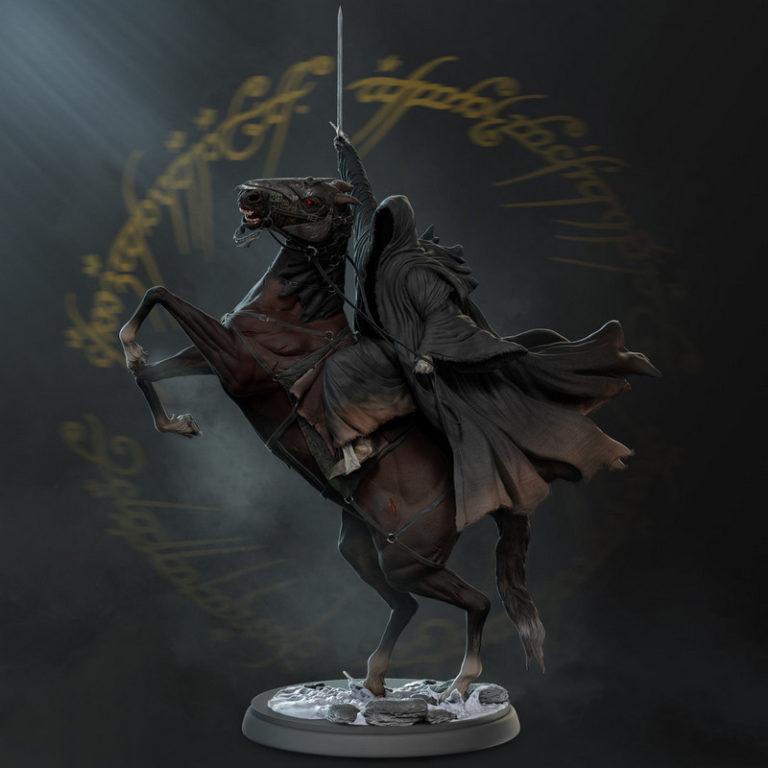 [Dịch Vụ In 3d] Mô Hình Nazgul Lord Of The Rings Bằng Chất Liệu Nhựa ...