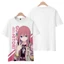 Anime Áo Thun Bocchi The Rock Tay Ngắn Áo Hitori Gotoh Dáng Rộng Tee Unisex Áo Sơ Mi Thời Trang Plus Kích Thước