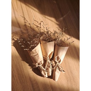 3 Bó hoa khô trang trí, bó hoa khô mini 18cm, trang trí thiệp handmake.