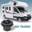 Phụ kiện lỗ thông hơi ESSENCEH cho xe buýt RV Đồ dùng điều hòa không khí Lưới tản nhiệt thông gió A / C tròn