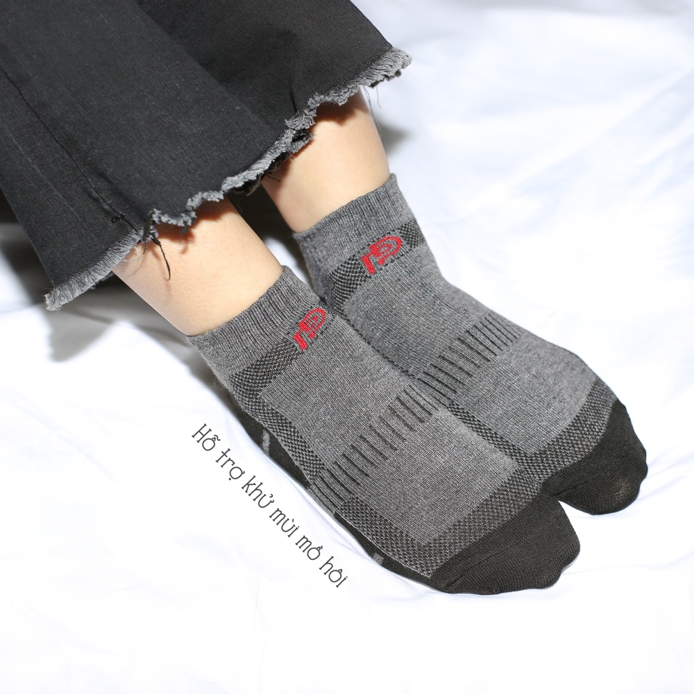 Tất vớ cổ ngắn nam nữ chất liệu cotton co giãn 4 chiều dễ phối đồ - Ekiu Shop