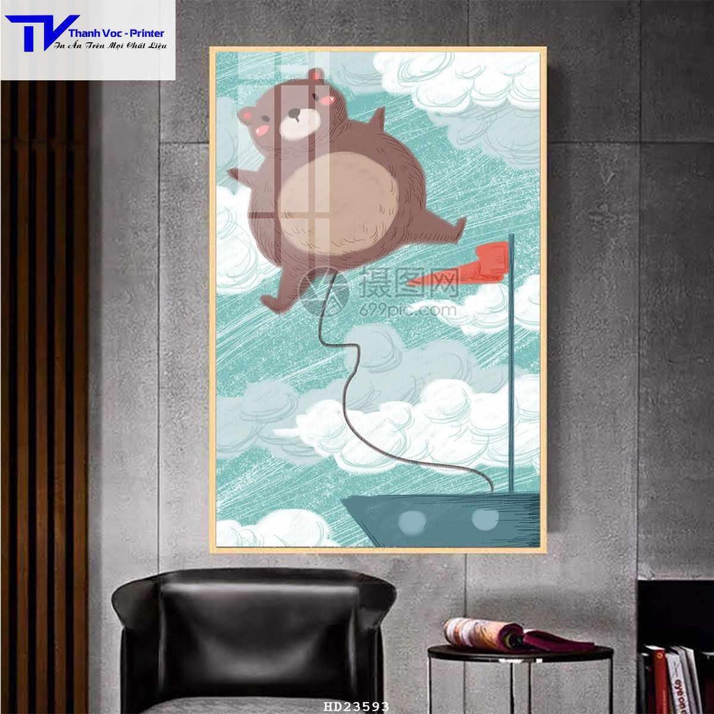 Tranh Treo Tường Ngộ Nghĩnh - Tranh Tráng Gương Trang Trí Phòng Khách, Phòng Ngủ
