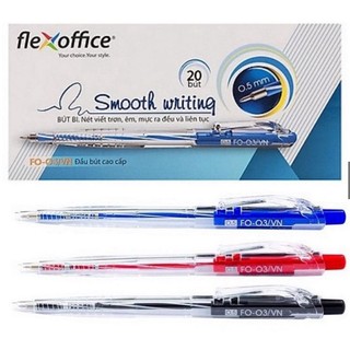 Combo 5 chiếc Bút bi 3 cạnh định vị FO-03 ngòi 0.5mm