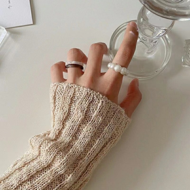 Nhẫn Nhựa Resin Họa Tiết Hình Học Vintage KPOP Stray Kids Hyunjin Felix Thời Trang Hàn Quốc 2023 Cho Cặp Đôi