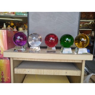 Quả Cầu Đá Ngọc Ruby Các màu Vật Phẩm Phong Thuỷ