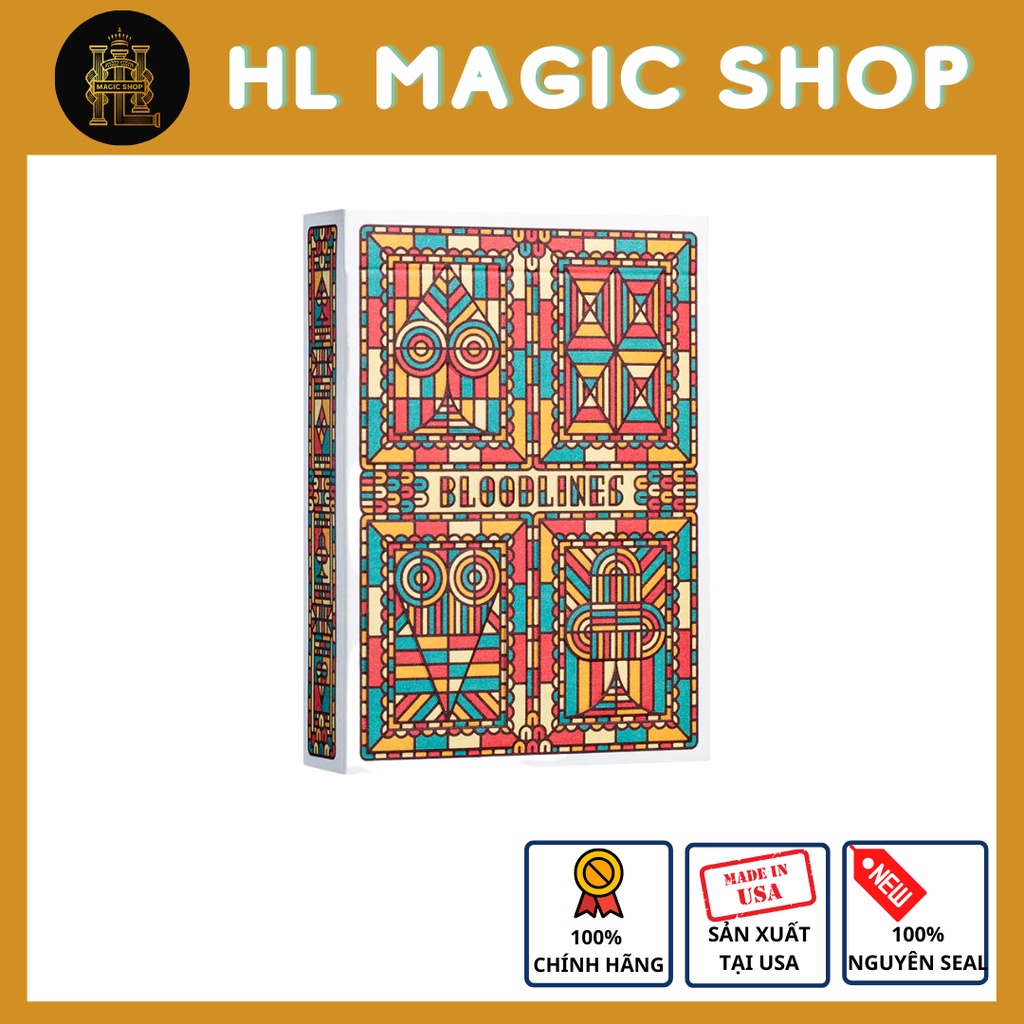 Bộ bài tây, bài ảo thuật Bloodlines (Ruby Red) Playing Cards by Riffle ...