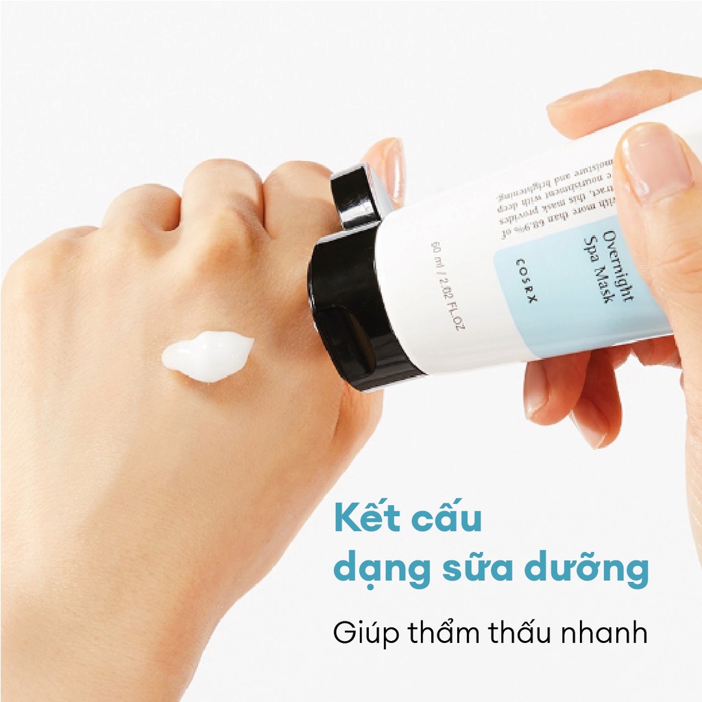 Ảnh Mặt Nạ Ngủ Gạo Dưỡng Sáng Và Đều Màu Da COSRX Ultimate Nourishing Rice Overnight Spa Mask 60ml 2