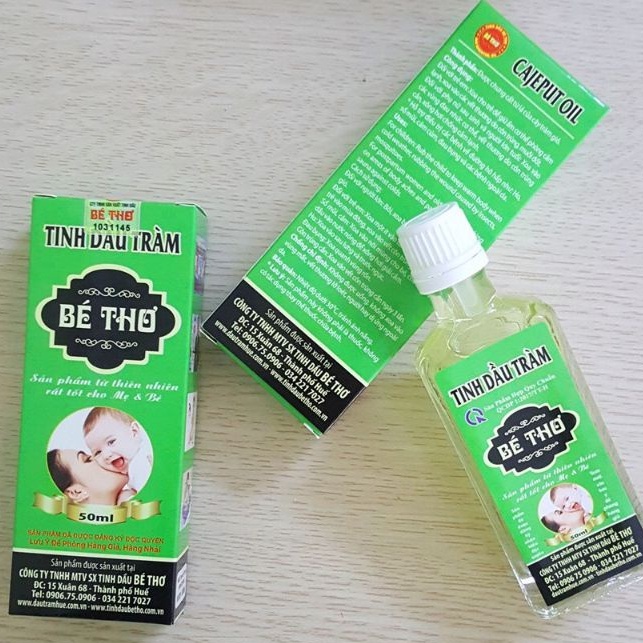 Dầu Tràm bé Thơ cho bé từ sơ sinh 100ml có tem chống hàng giả mesocshop