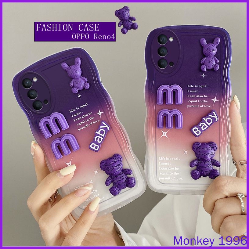 ốp lưng OPPO Reno4 ốp lưng OPPO Reno 4 4G Ốp Điện Thoại Họa Tiết Hoạt Hình Cho OPPO Reno2 F A93 A94 Reno5 Reno6 5G