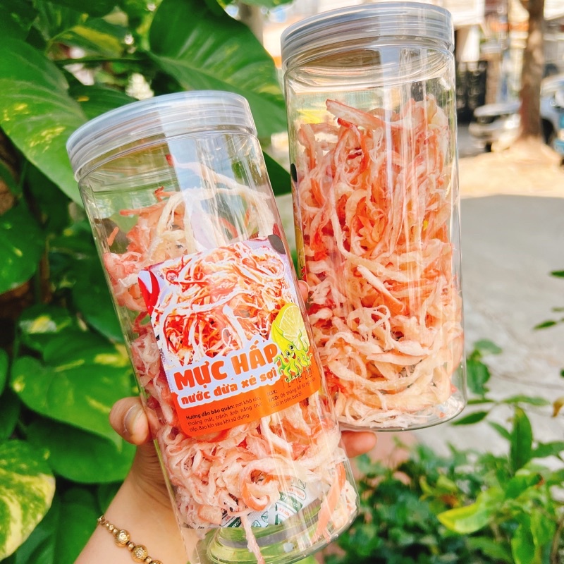 Mực Thái Xé Sợi Hấp Dừa hàng chuẩn loại 1 - 1Hộp 250gr