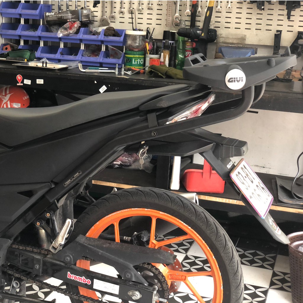Baga sau chịu lực Givi HRV / HRX Raider Fi / Satria - Chính hãng