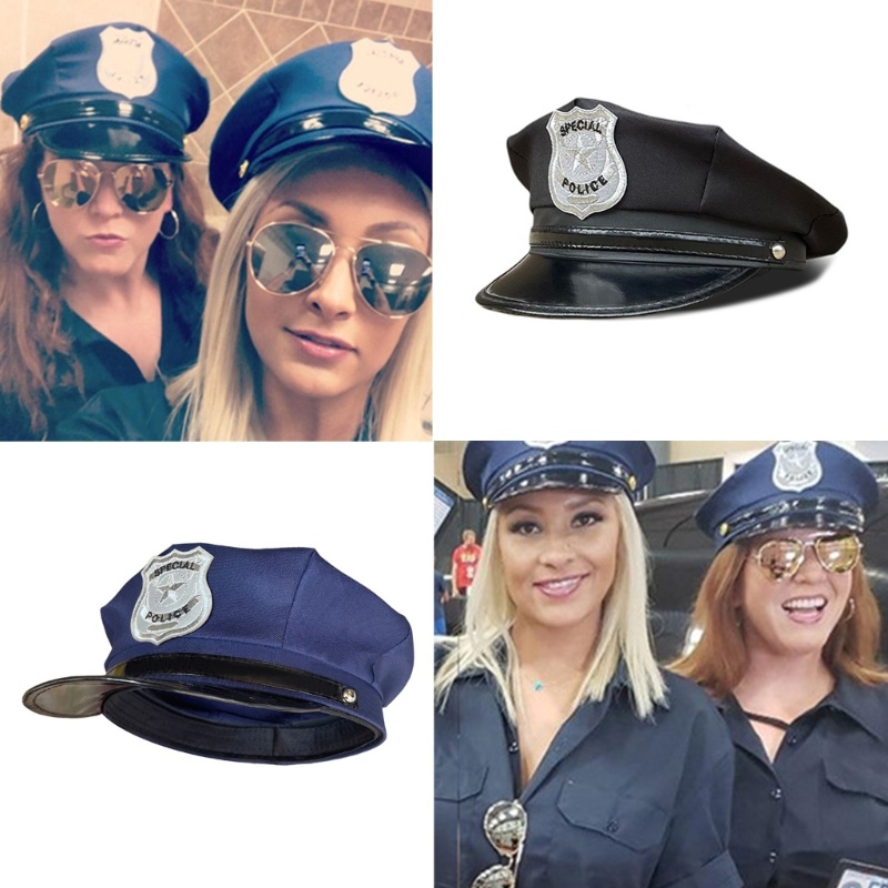 Fl Cảnh Sát Mũ Cảnh Sát Cho Trẻ Em Người Lớn Đảng Cảnh Sát Cosplay Bonnet Trang Phục Đạo Cụ