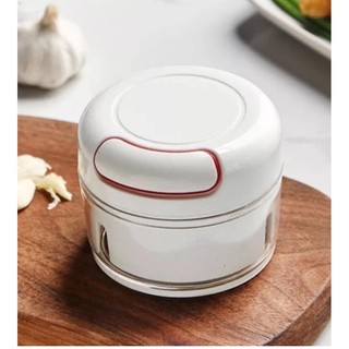 Máy xay tỏi ớt kéo tay mini, dụng cụ xay tỏi ớt mini CHOPS