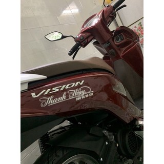 chữ ký dán xe theo yêu cầu chất liệu decal dính cao dễ dàng sử dụng