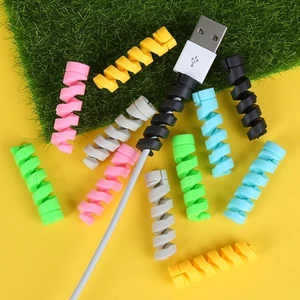 Dụng Cụ Quấn Bảo Vệ Dây Cáp Sạc iphone USB Bằng Silicon