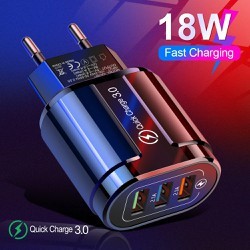 Cốc sạc nhanh 5V - 2.4 A 3 cổng USB 18w