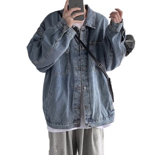 Áo Khoác Jeans Nam Nữ Denim Jacket 1 Nắp Túi Hàn Quốc Màu Xanh và Đen, From Rộng Thời Trang Unisex Phong Cách Hàn Quốc