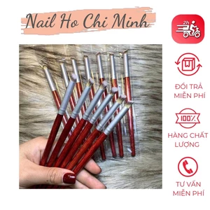 Cọ ombre cán gỗ đầu xiên, chất lông mềm mại dễ tán màu