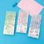 Bút Bi Gel Đen TOMI Set 6 Cây Ngòi 0.5mm Hoạ Tiết Hoạt Hình 054