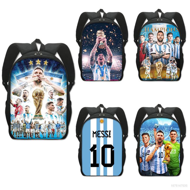 Balo Đi Học Cỡ Lớn Thoáng Khí In Hình Peugeot Lionel Messi Thời Trang Cho Nữ