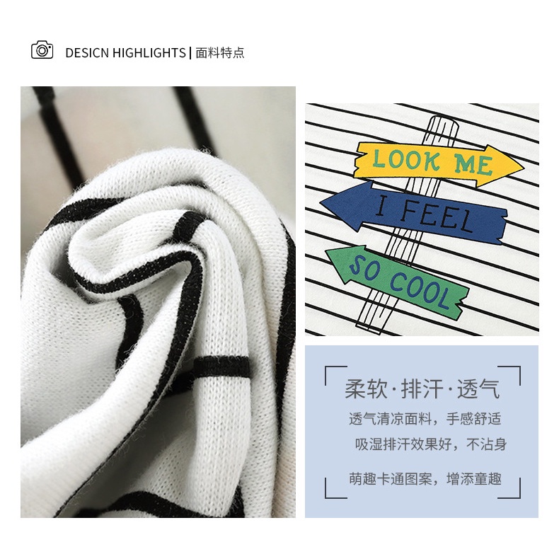 Trẻ Em Tay Ngắn Cotton Nguyên Chất Phong Cách Mới Áo Thun Bé Trai Hoạt Hình Bé Gái Tay Ngắn Phiên Bản Hàn Quốc Top