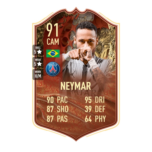 Móc khóa neymar, móc khóa cầu thủ - móc khóa mica trí decor