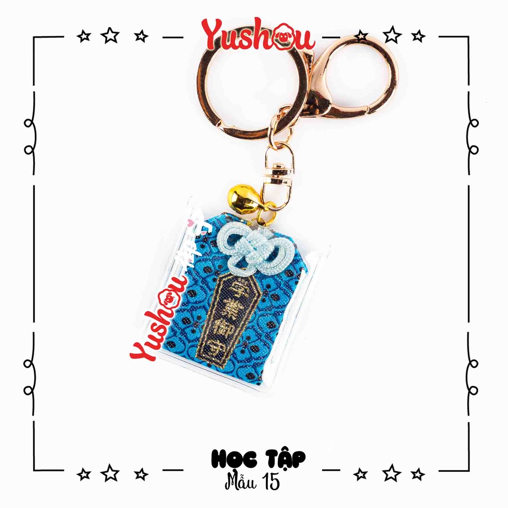 Túi Phước Yushou Học Tập Mẫu 15 - Kiểu Omamori Nhật, Có sẵn, Quà tặng ý nghĩa.