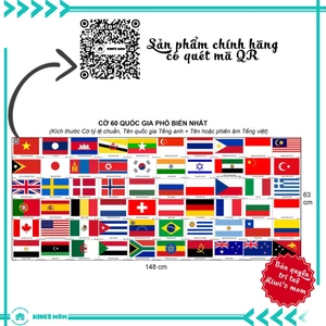 Decal Cờ KIWI'S MOM - 4 lớp cao cấp chống nước