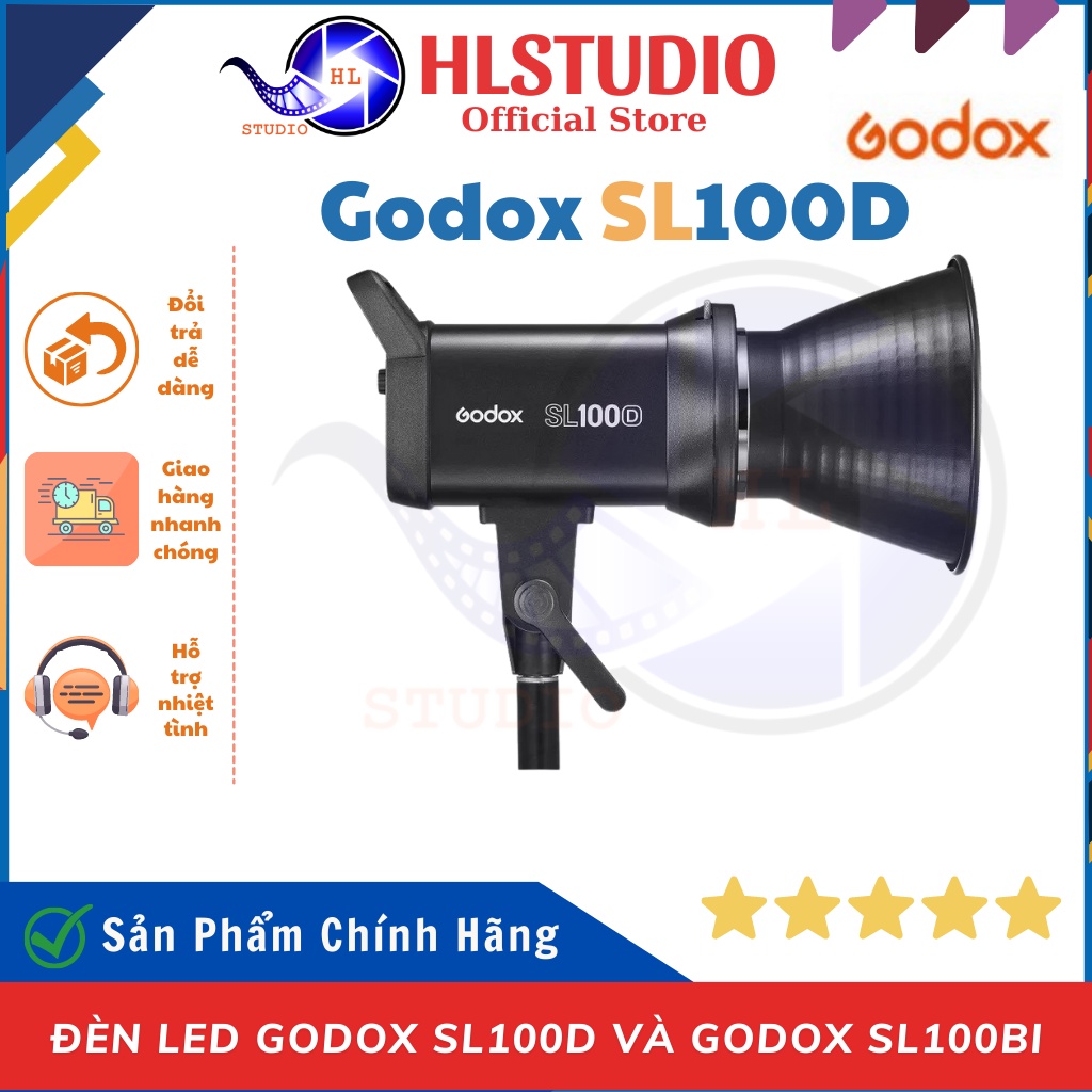 Đèn Led Godox SL100D và Godox SL100Bi 2800K – 6500K – Hàng Chính Hãng ...