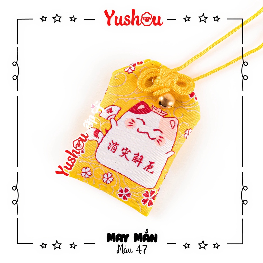 Túi Phước Yushou May Mắn Mẫu 47 - Kiểu Omamori Nhật, Có sẵn, Quà tặng ý nghĩa.