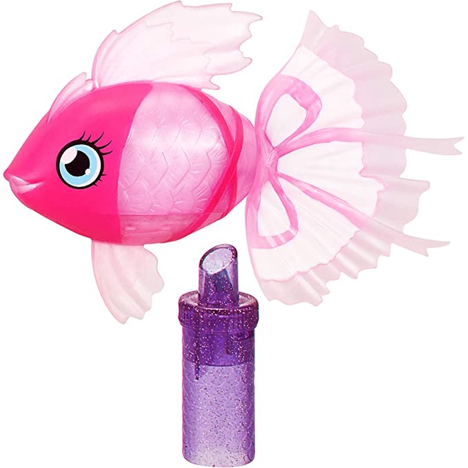 Little Live Pets Lil 'Dippers Fish - Trải nghiệm giải hộp và tương tác kích hoạt bằng nước ma thuật