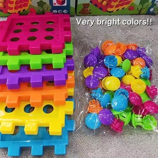 Đồ Chơi Khối Rubik Hình Nấm Màu Sắc Tương Tác Giáo Dục Sớm Cho Bé