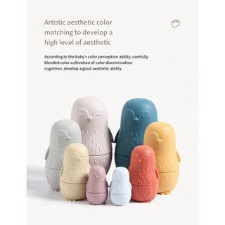 Silicone Đồ Chơi Hình Chim Cánh Cụt Bằng Silicon Cho Bé