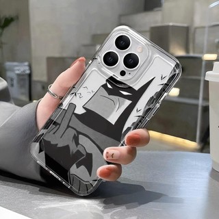 Ốp Điện Thoại Mềm Hình Người Dơi Cho iphone 14 Pro Max 14 Plus 13 11 12 7Plus X XR XS Max 8 7 se2020
